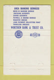 Matchbook Cover - Worthen Bank and Trust Little Rock AR WEAR 40 Strike