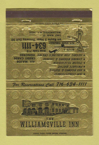 Matchbook Cover - Williamsville Inn NY 40 Strike