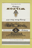 Matchbook Cover - Wilton Mortuary Peoria IL WEAR 40 Strike
