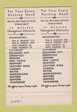 Matchbook Cover - Wilmington Trust DE Claymont Newark DOUBLE PRINT 40 Strike