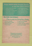Matchbook Cover - Vinson Carter Electric Phoenix AZ Ra Tone 40 Strike