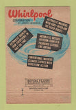Matchbook Cover - Whirlpool Appliances girlie Bank Radio Sacramento CA 40 Strike