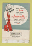 Matchbook Cover - Automatic Electric Trucks Chicago IL Bill Wilcox  40 Strike