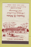 Matchbook Cover - Stanley White Mortgage Consultant Jamaica NY WEAR 40 Stick