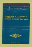 Matchbook Cover - Wetmore Reamer Milwaukee WI WORN 40 Strike