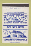 Matchbook Cover - Western Hills Loan & Deposit Cincinnati OH 40 Strike