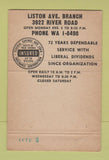 Matchbook Cover - Western Hills Loan & Deposit Cincinnati OH 40 Strike