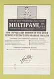 Matchbook Cover - Multipane Glazed Door Window Pennsauken NJ WEAR 40 Strike