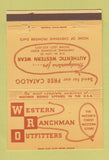 Matchbook Cover - Western Ranchman Cheyenne WY clothes 40 Strike