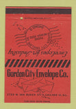 Matchbook Cover - Garden City Envelope Company Chicago IL WEAR 40 Strike