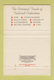 Matchbook Cover - La Rowe Insurance Morenci MI  40 Strike