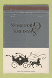 Matchbook Cover - Leounes Towne Talk Wilmington DE Christmas WEAR 40 Strike