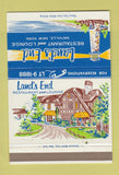Matchbook Cover - Land's End Restaurant Sayville NY 40 Strike