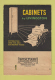 Matchbook Cover - Livingston Company Cabinets Philadelphia PA WEAR 40 Strike
