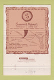 Matchbook Cover - Summit Manor Restaurant Seven Corners VA 40 Strike