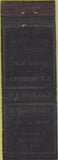 Matchbook Cover - PE Murray Funeral Home West Roxbury MA WORN