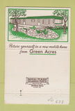Matchbook Cover Green Acres Mobile Homes Trailers Memphis Little Rock 40 Strike