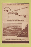 Matchbook Cover - Pocono Mountain Inn Cresco PA 40 Strike