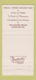 Matchbook Cover - Santa Maria Motel Ocean City MD 30 Strike