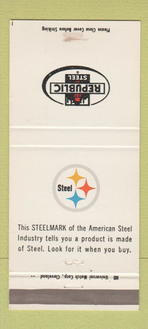 Matchbook Cover - Republic Steel WEAR 30 Strike