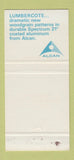 Matchbook Cover - Mobilcraft Industries Lumbercote Spartanburg SC 30 Strike