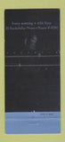 Matchbook Cover - Rainbow Room Grill New York City WEAR 30 Strike