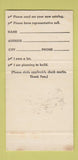Matchbook Cover - John Waters Homes Jackson MI WORN SAMPLE 30 Strike