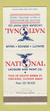 Matchbook Cover - National Lacquer and Paint Chicago IL 30 Strike