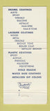 Matchbook Cover - National Lacquer and Paint Chicago IL 30 Strike