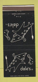 Matchbook Cover - Dale's Birmingham MI 30 Strike