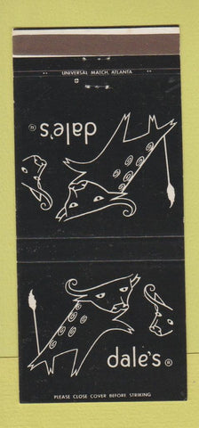 Matchbook Cover - Dale's Birmingham MI 30 Strike