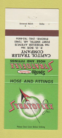 Matchbook Cover Stratoflex Hose Fittings Capitol Trailer Fort Smith AR 30 Strike