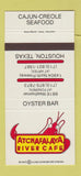 Matchbook Cover - Atchafalaya River Cafe Houston TX Cajun Seafood 30 Strike
