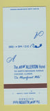 Matchbook Cover - New Allerton Hotel Chicago IL 30 Strike