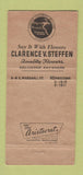 Matchbook Cover - Clarence Steffen Flowers Norristown PA 30 Strike