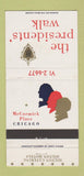 Matchbook Cover - Presidents' Walk Chicago IL Hilton Hotel  30 Strike