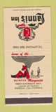 Matchbook Cover - Lanni's Inn Margarita Resseda CA 30 Strike