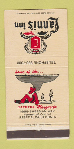 Matchbook Cover - Lanni's Inn Margarita Resseda CA 30 Strike
