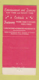 Matchbook Cover - Lanni's Inn Margarita Resseda CA 30 Strike