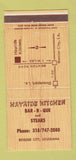 Matchbook Cover - Hayride Kitchen BBQ Steaks Bossier City LA 30 Strike