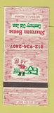 Matchbook Cover - Sherman House Century Old Inn Batesville IN 30 Strike