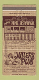 Matchbook Cover - Miller's Pub Chicago IL Wabash Inn 30 Strike