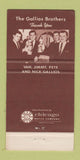 Matchbook Cover - Miller's Pub Chicago IL Wabash Inn 30 Strike