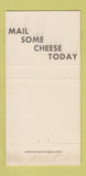 Matchbook Cover - Baumgartner's Cheese Store Monroe WI 30 Strike