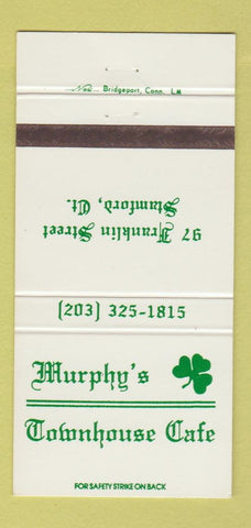 Matchbook Cover - Murphy's Townhouse Cafe Stamford CT 30 Strike