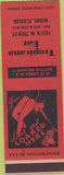 Matchbook Cover - Tropicana Bar Miami FL girlie legs