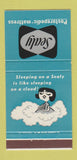 Matchbook Cover - Sealy Mattresses girlie Posturepedic  30 Strike