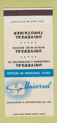 Matchbook Cover - Universal Carloading  30 Strike