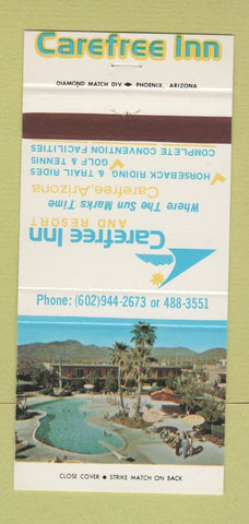 Matchbook Cover - Carefree Inn Resort AZ 30 Strike
