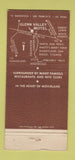 Matchbook Cover - Glenn Valley Motor Hotel Studio City CA WEAR 30 Strike